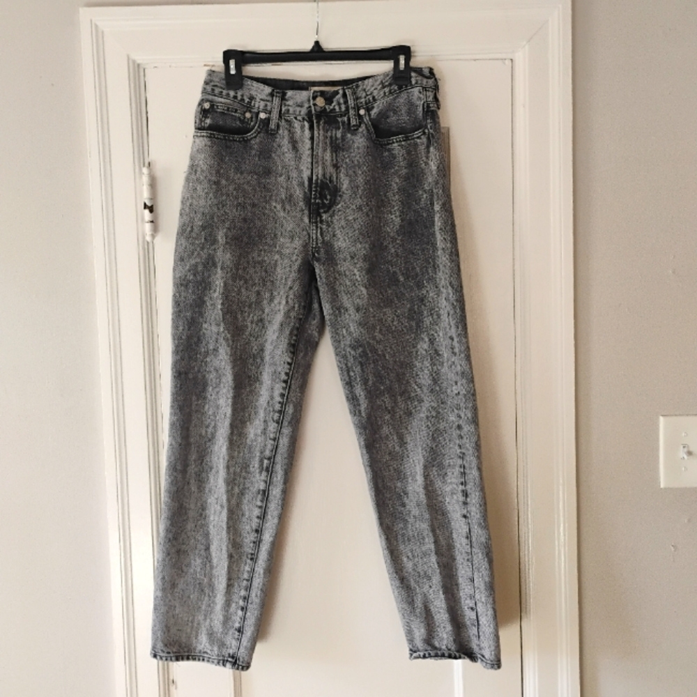 Madewell The Perfect Vintage Straight Jeans in Acid Wash, Size 29